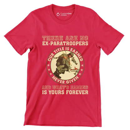 Let me know if you have any other requests - Veterans Themed T-Shirt-Red-S-Custom One Express