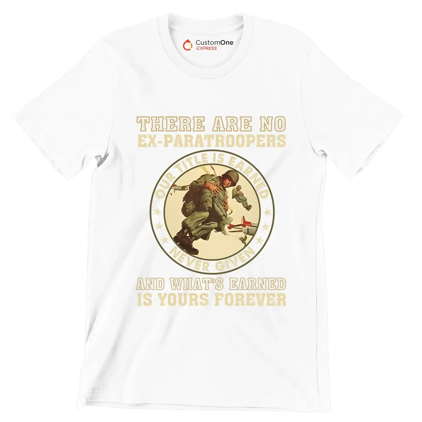 Let me know if you have any other requests - Veterans Themed T-Shirt-White-S-Custom One Express