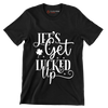 Lets Get Lucked Up - St. Patrick's Day T-Shirt-Black-S-Custom One Express