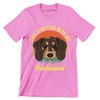 Life is better with my dachshund - Dog Themed T-Shirt-Pink-S-Custom One Express