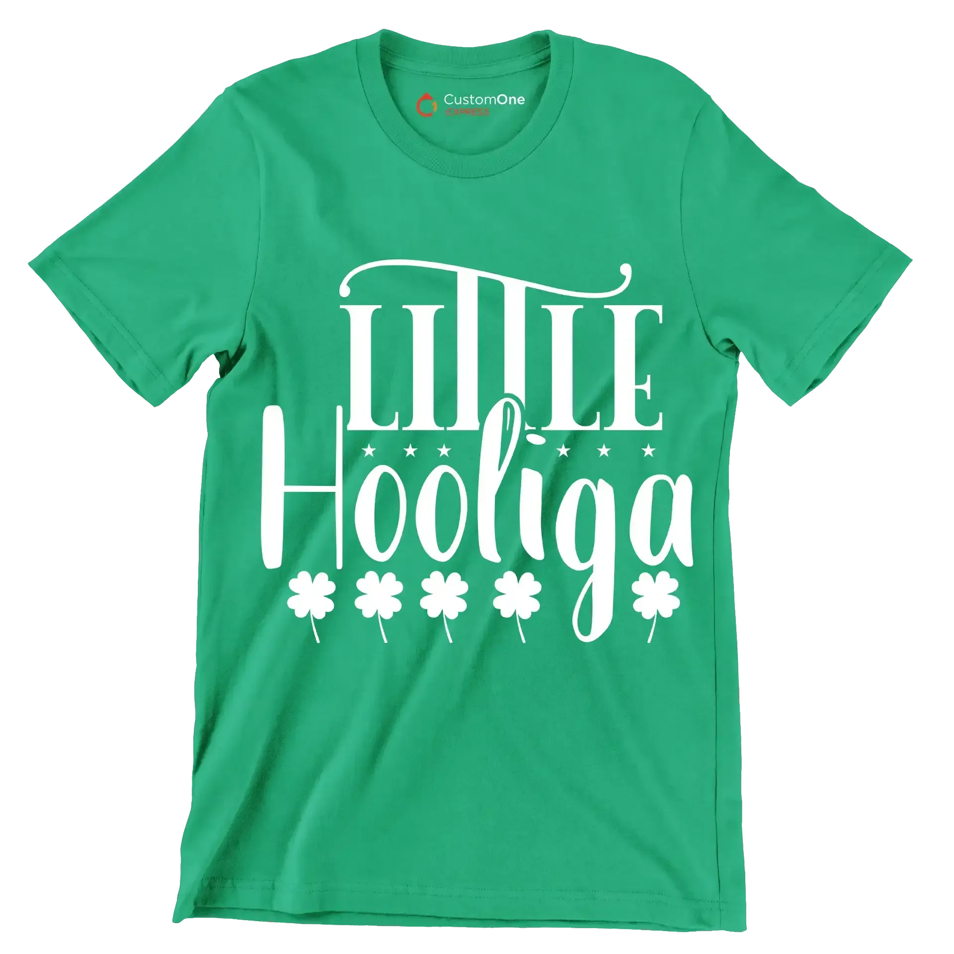 Little Hooliga - St. Patrick's Day T-Shirt-Green-S-Custom One Express