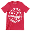 Little Miss Pinch Proof - St. Patrick's Day T-Shirt-Red-S-Custom One Express