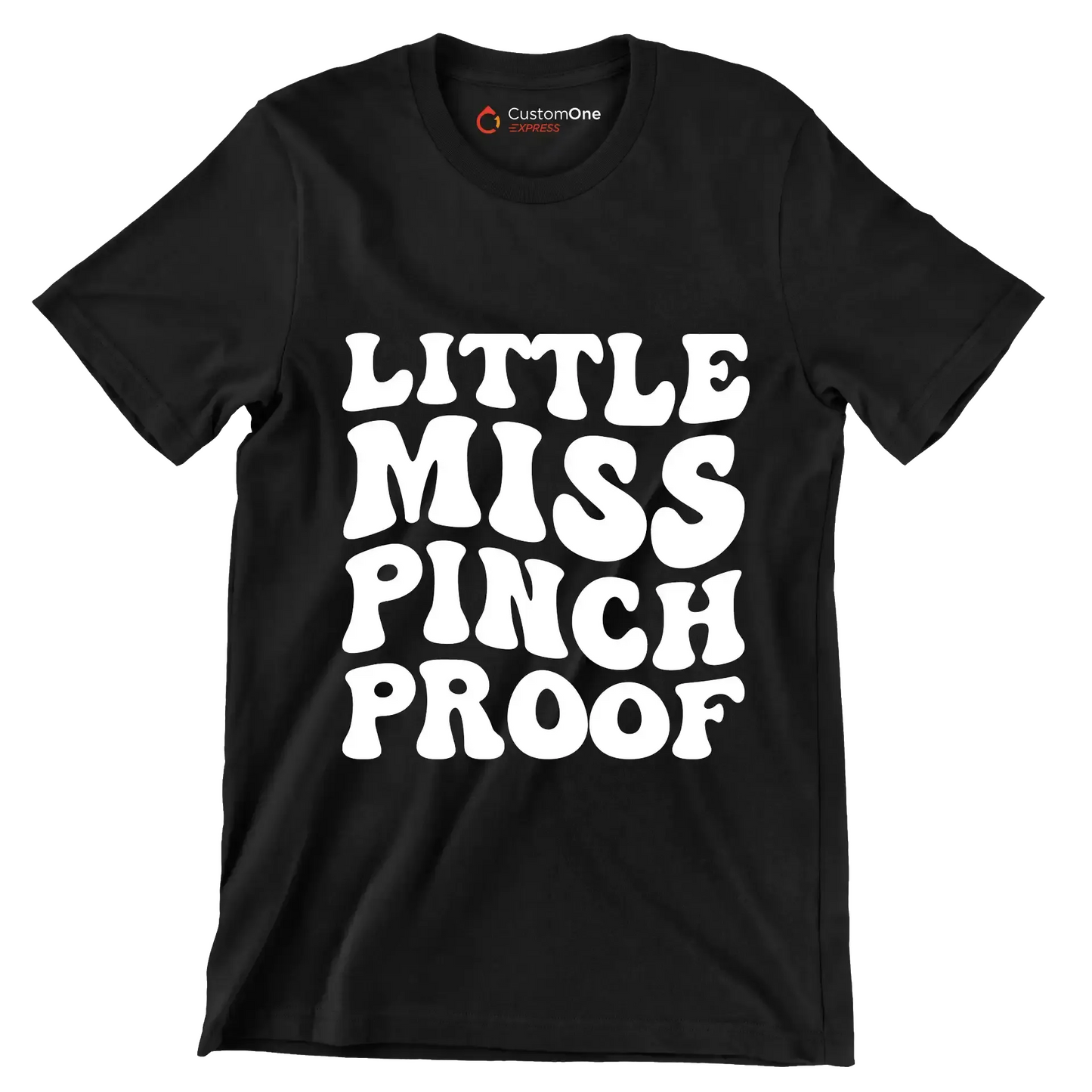 Little miss pinch proof - St. Patrick's Day T-Shirt-Black-S-Custom One Express