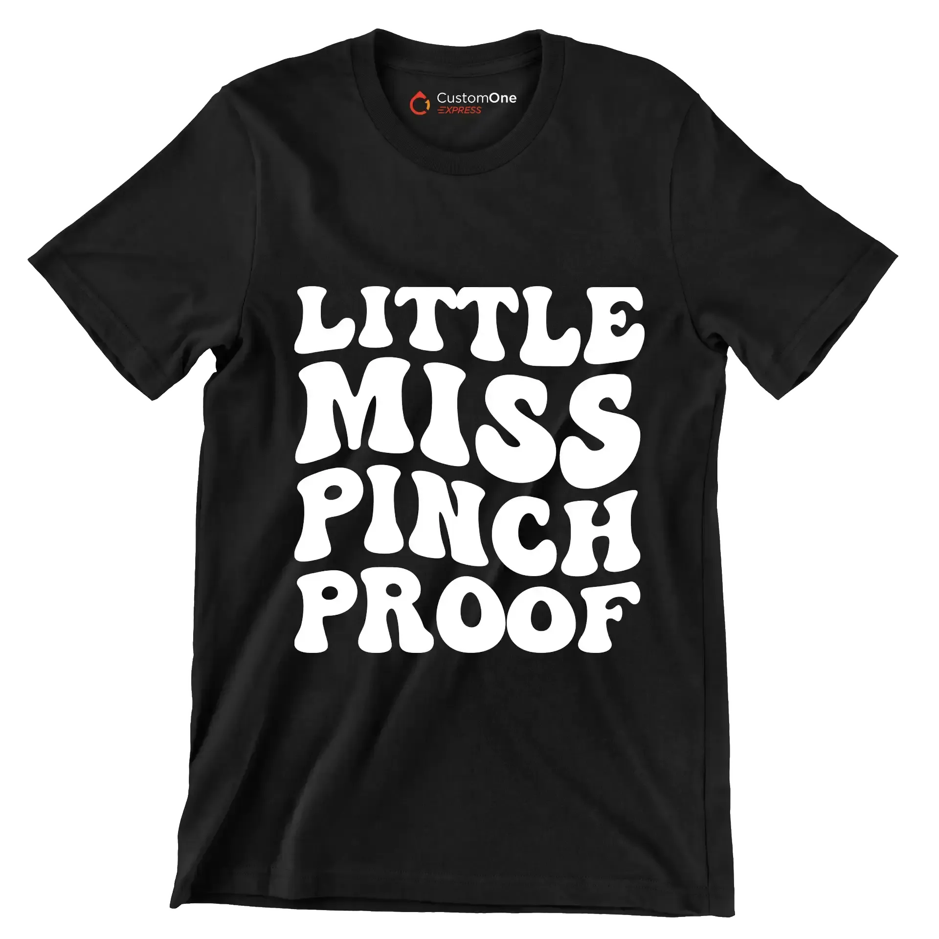 Little miss pinch proof - St. Patrick's Day T-Shirt-Black-S-Custom One Express