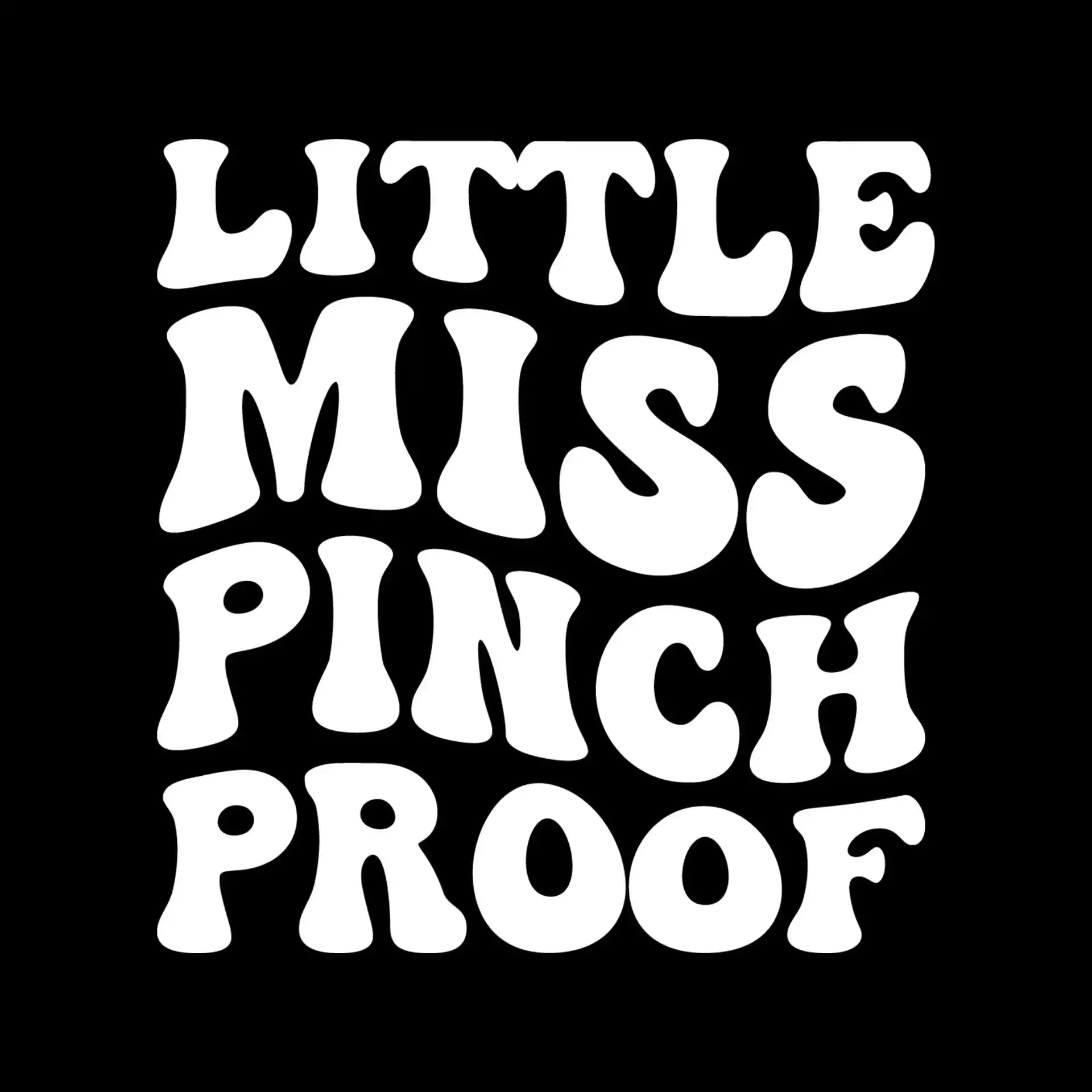 Little miss pinch proof - St. Patrick's Day T-Shirt-Black-S-Custom One Express