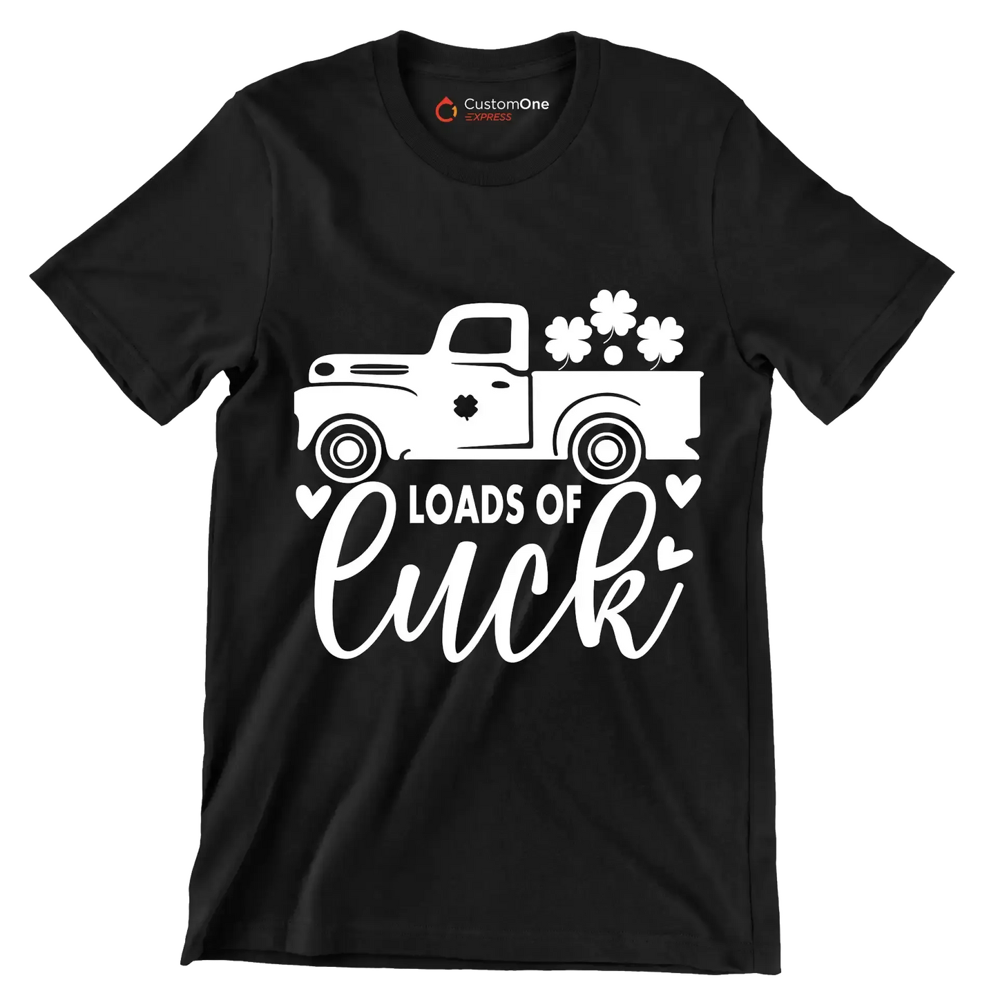 Loads of Luck - St. Patrick's Day T-Shirt-Black-S-Custom One Express