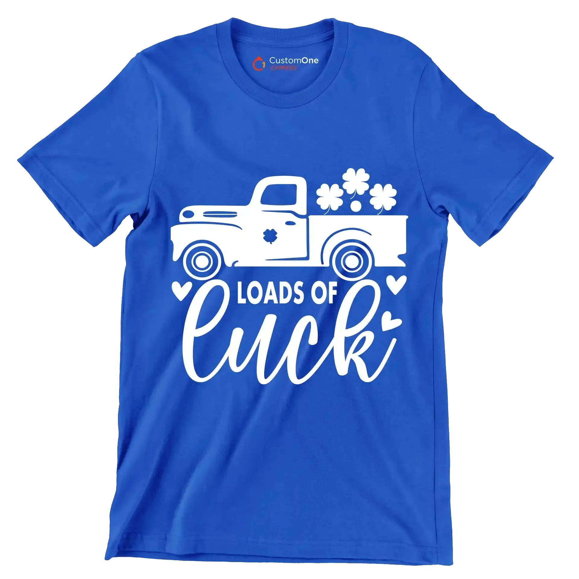 Loads of Luck - St. Patrick's Day T-Shirt-Blue-S-Custom One Express