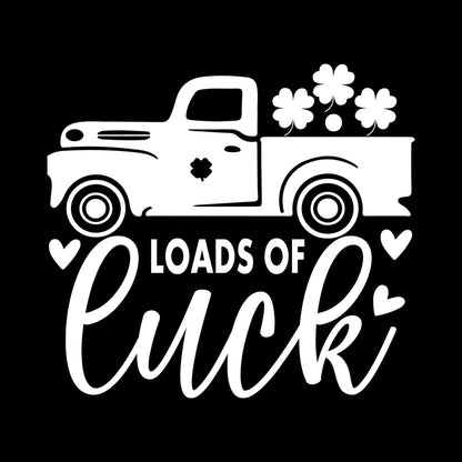Loads of Luck - St. Patrick's Day T-Shirt-Black-S-Custom One Express