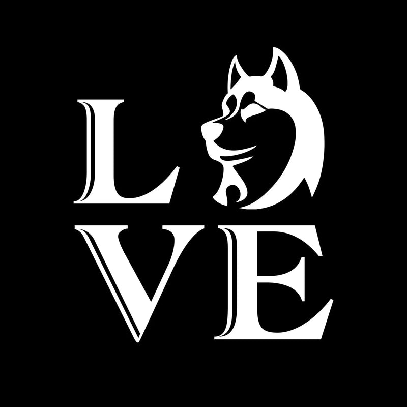 Love - Dog Themed T-Shirt-Black-S-Custom One Express