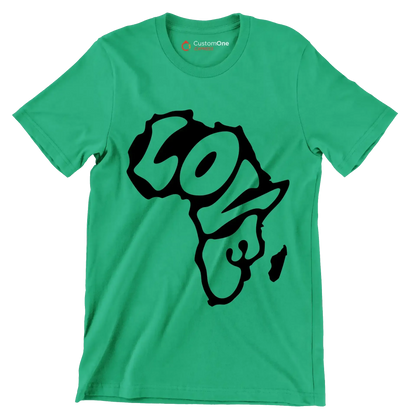 Love - Martin Luther King T-Shirt-Green-S-Custom One Express