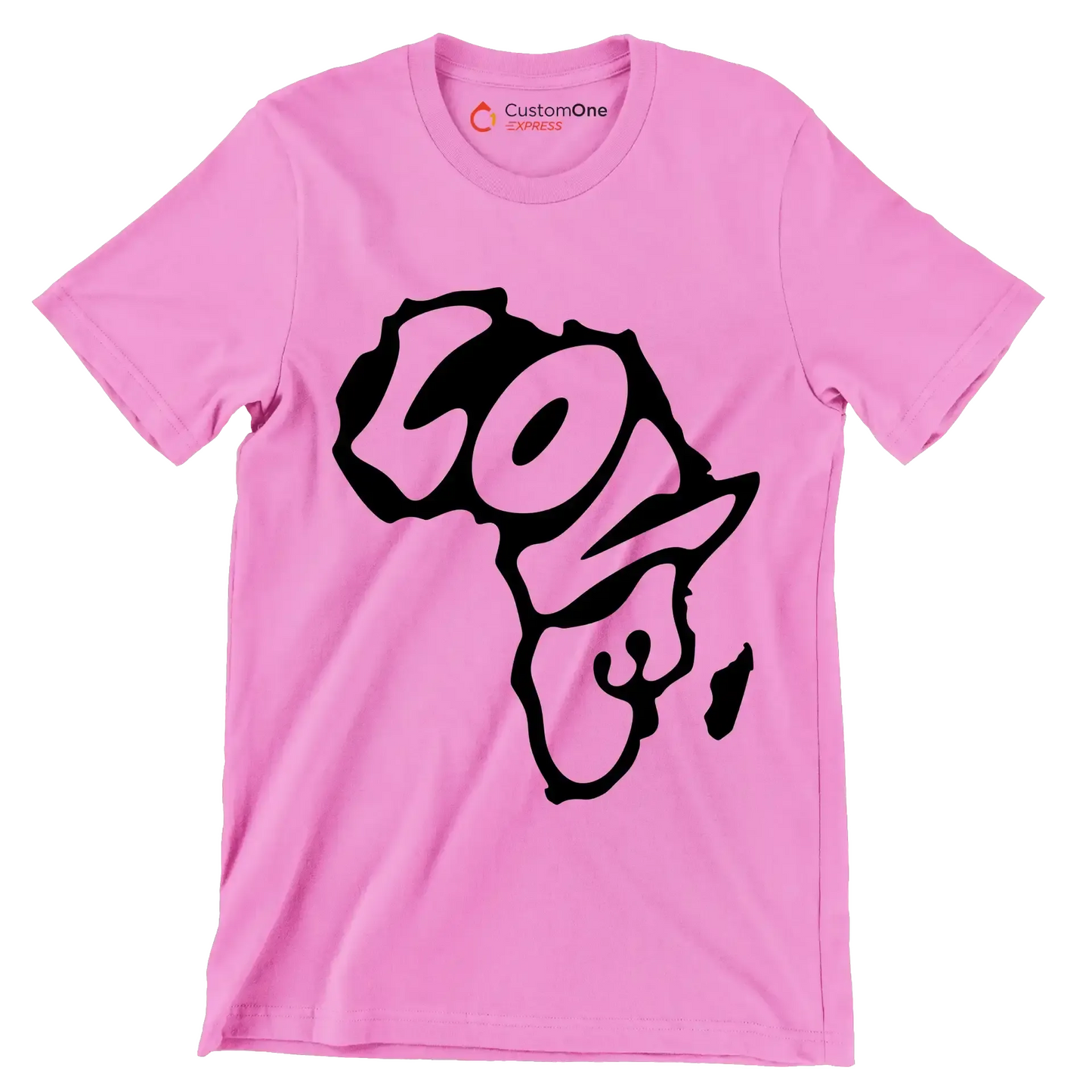 Love - Martin Luther King T-Shirt-Pink-S-Custom One Express