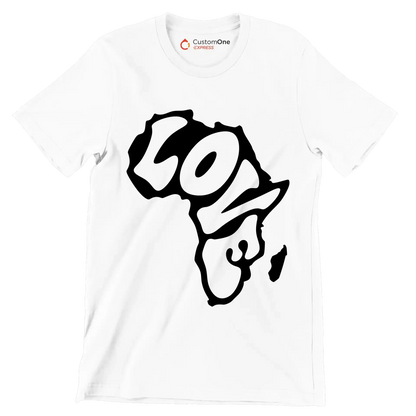 Love - Martin Luther King T-Shirt-White-S-Custom One Express
