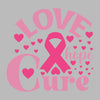 Love hope cure - Breast Cancer Awareness T-Shirt-Black-S-Custom One Express