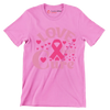 Love hope cure - Breast Cancer Awareness T-Shirt-Pink-S-Custom One Express