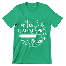 Luck Loading Please Wait - St. Patrick's Day T-Shirt-Green-S-Custom One Express