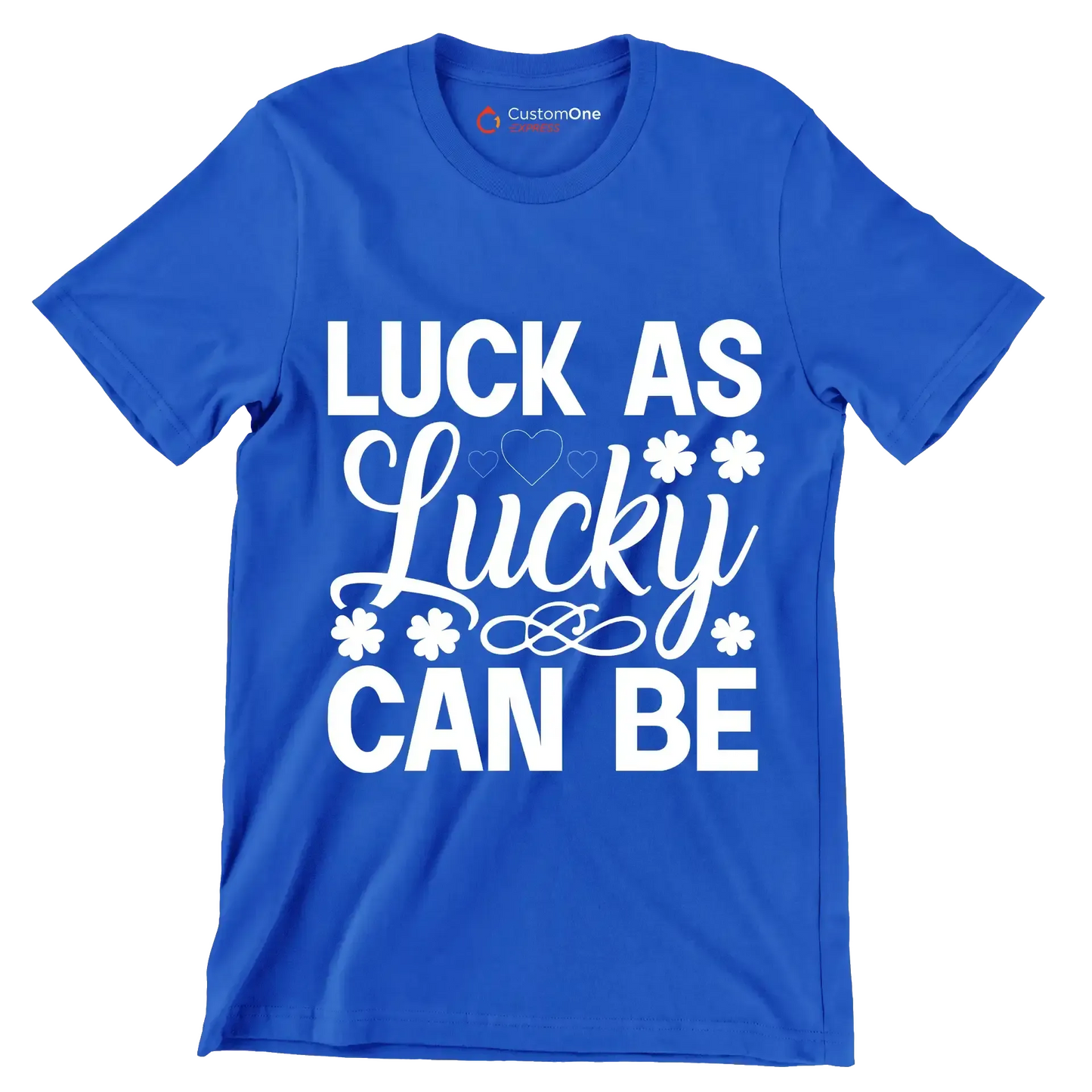 Luck as lucky can be - St. Patrick's Day T-Shirt-Blue-S-Custom One Express