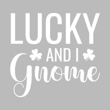 Lucky And I Gnome - St. Patrick's Day T-Shirt-Black-S-Custom One Express