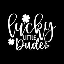 Lucky Little Dude - St. Patrick's Day T-Shirt-Black-S-Custom One Express