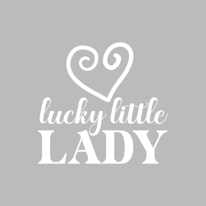 Lucky Little Lady - St. Patrick's Day T-Shirt-Black-S-Custom One Express