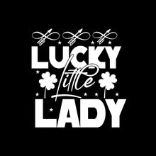 Lucky Little Lady - St. Patrick's Day T-Shirt-Black-S-Custom One Express
