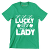 Lucky Little Lady - St. Patrick's Day T-Shirt-Green-S-Custom One Express