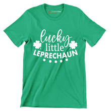 Lucky Little Leprechaun - St. Patrick's Day T-Shirt-Green-S-Custom One Express