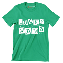 Lucky Mama - St. Patrick's Day T-Shirt-Green-S-Custom One Express