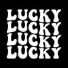 Lucky - St. Patrick's Day T-Shirt-Black-S-Custom One Express