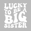 Lucky To Be A Big Sister - St. Patrick's Day T-Shirt-Black-S-Custom One Express