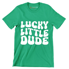 Lucky little dude - St. Patrick's Day T-Shirt-Green-S-Custom One Express