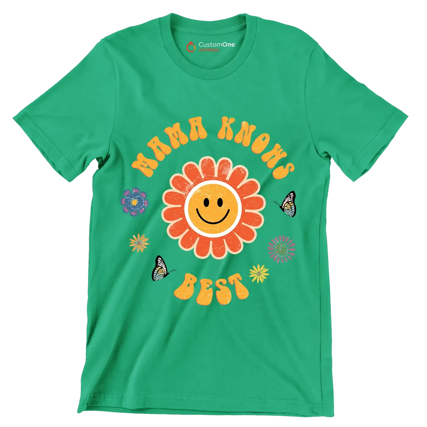 MAMA KNOWS BEST - Mother’s Day T-Shirt-Green-S-Custom One Express