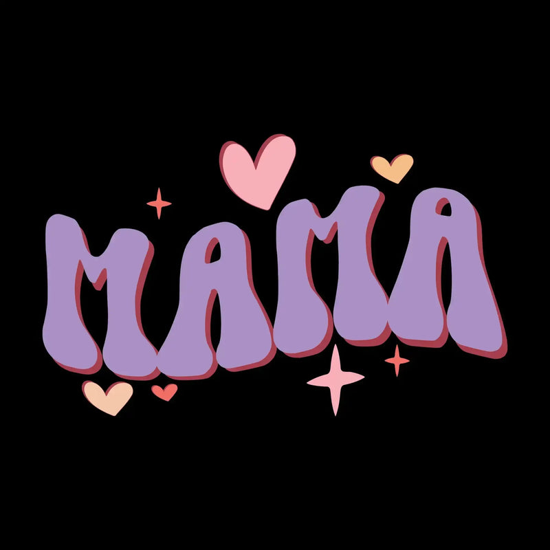 MAMA - Mother’s Day T-Shirt-Black-S-Custom One Express