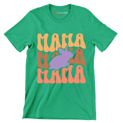 MAMA - Mother’s Day T-Shirt-Green-S-Custom One Express