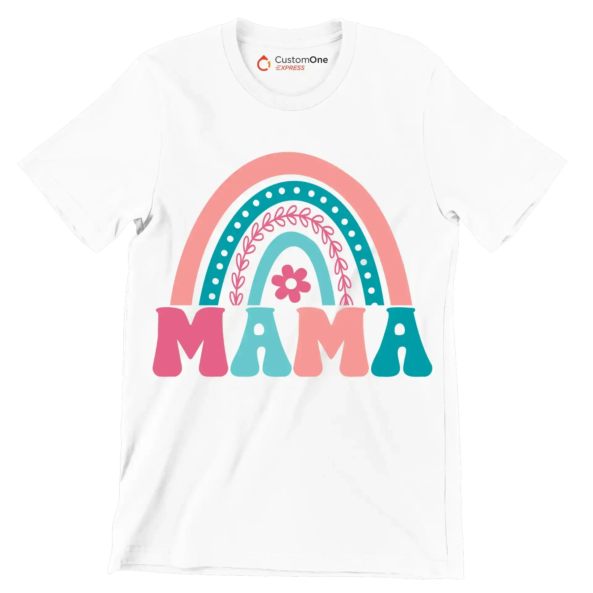 MAMA - Mother’s Day T-Shirt-White-S-Custom One Express