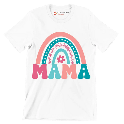 MAMA - Mother’s Day T-Shirt-White-S-Custom One Express