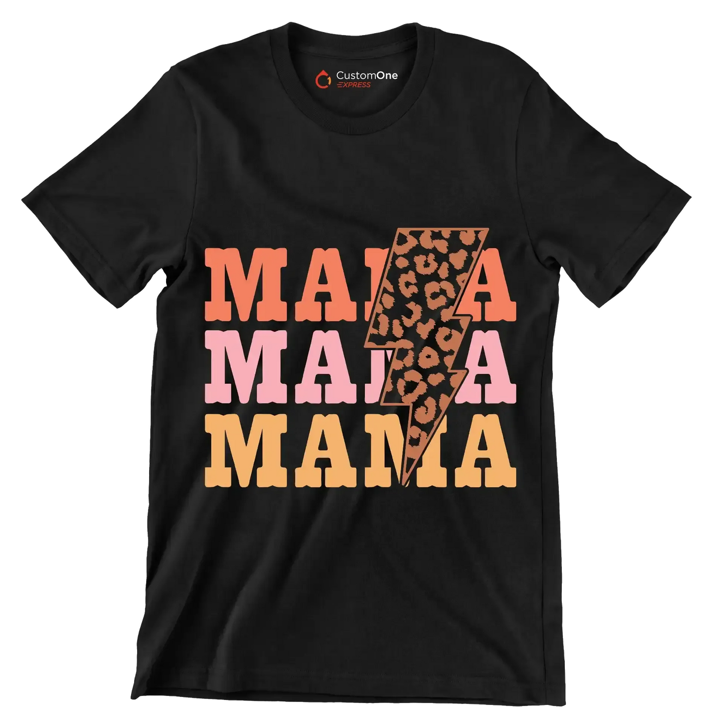 Mama Mama Mama - Mother’s Day T-Shirt-Black-S-Custom One Express