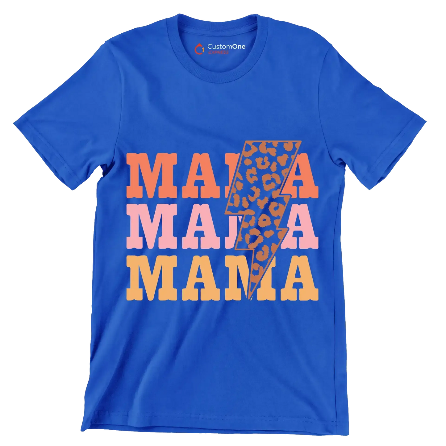Mama Mama Mama - Mother’s Day T-Shirt-Blue-S-Custom One Express