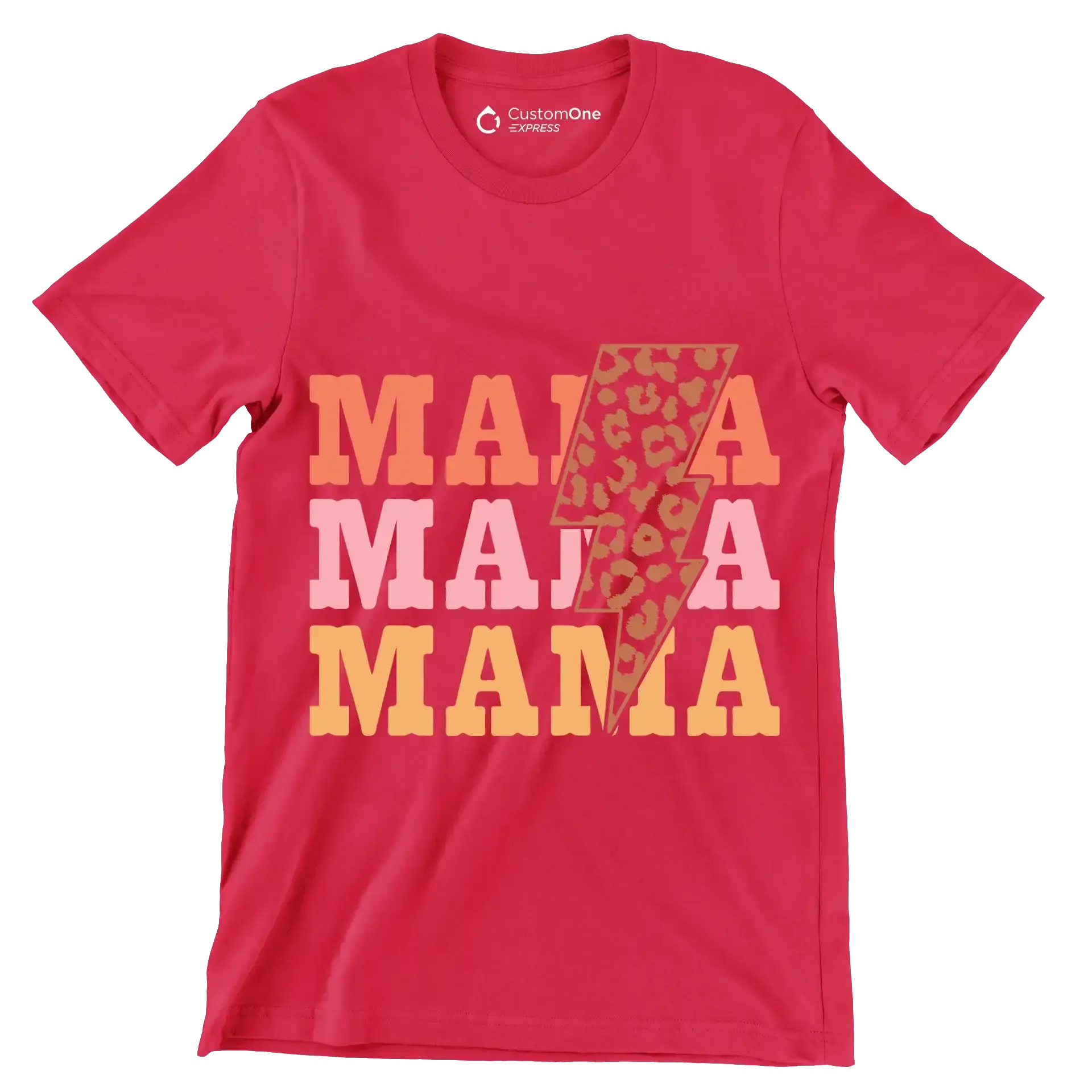 Mama Mama Mama - Mother’s Day T-Shirt-Red-S-Custom One Express