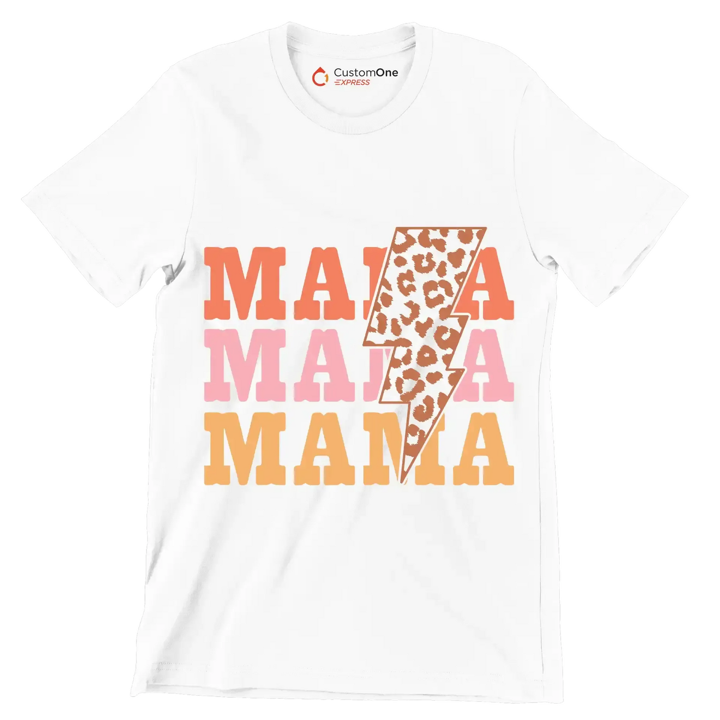 Mama Mama Mama - Mother’s Day T-Shirt-White-S-Custom One Express