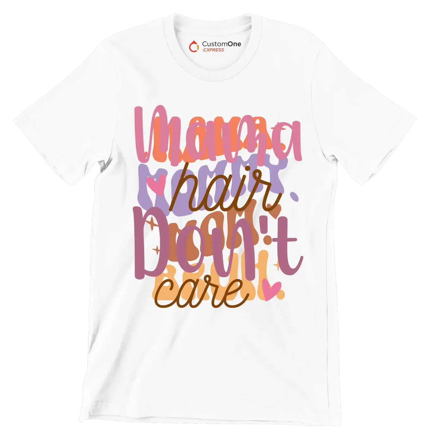 Mama Mommy Mom Bruh - Mother’s Day T-Shirt-White-S-Custom One Express