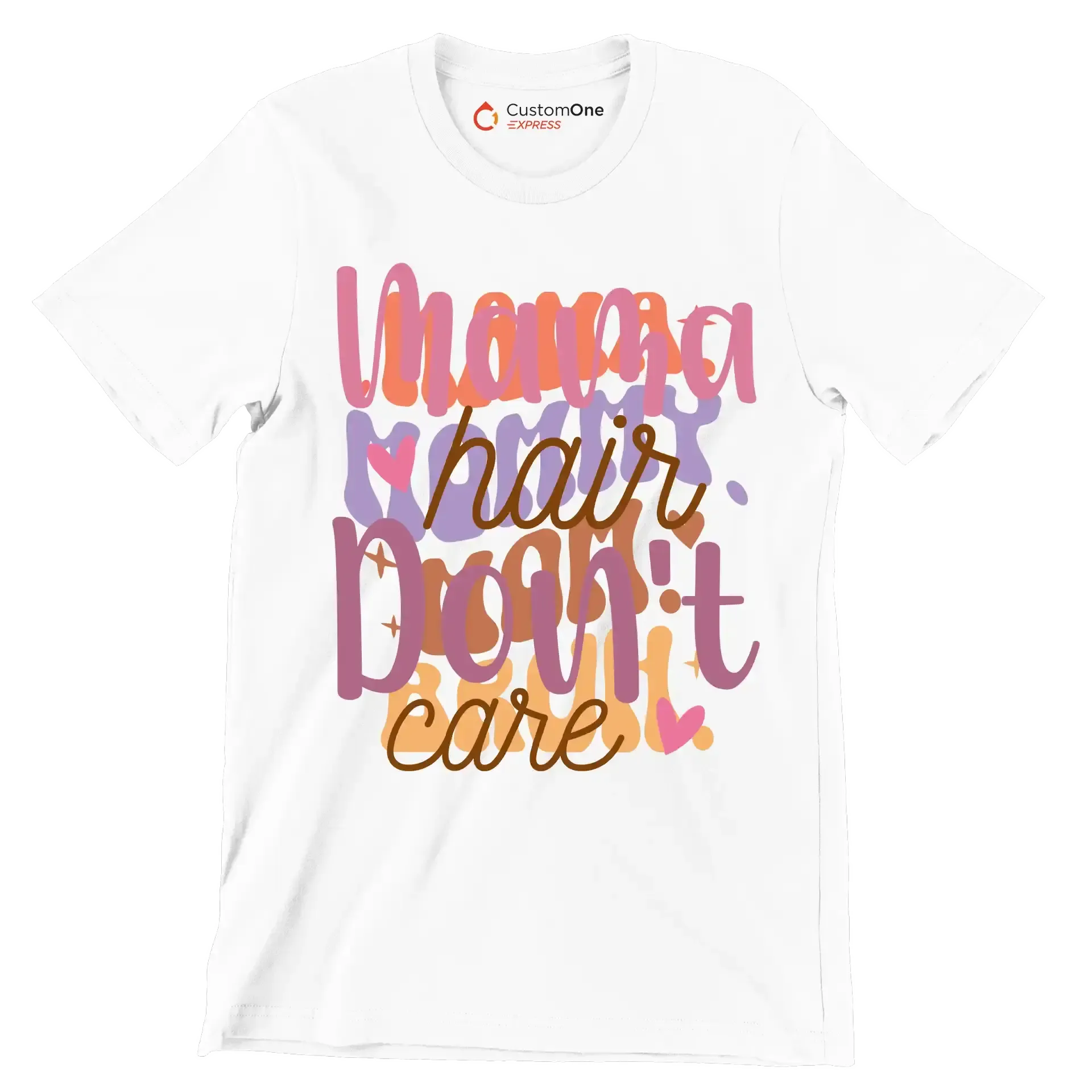 Mama Mommy Mom Bruh - Mother’s Day T-Shirt-White-S-Custom One Express