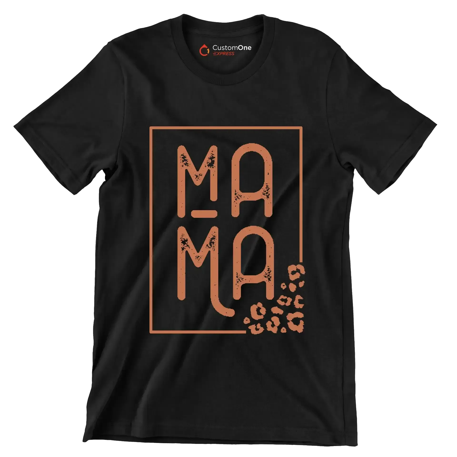 Mama - Mother’s Day T-Shirt-Black-S-Custom One Express