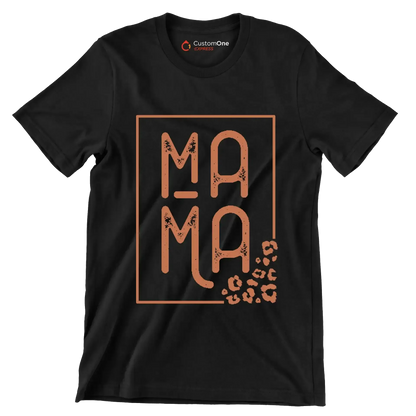 Mama - Mother’s Day T-Shirt-Black-S-Custom One Express