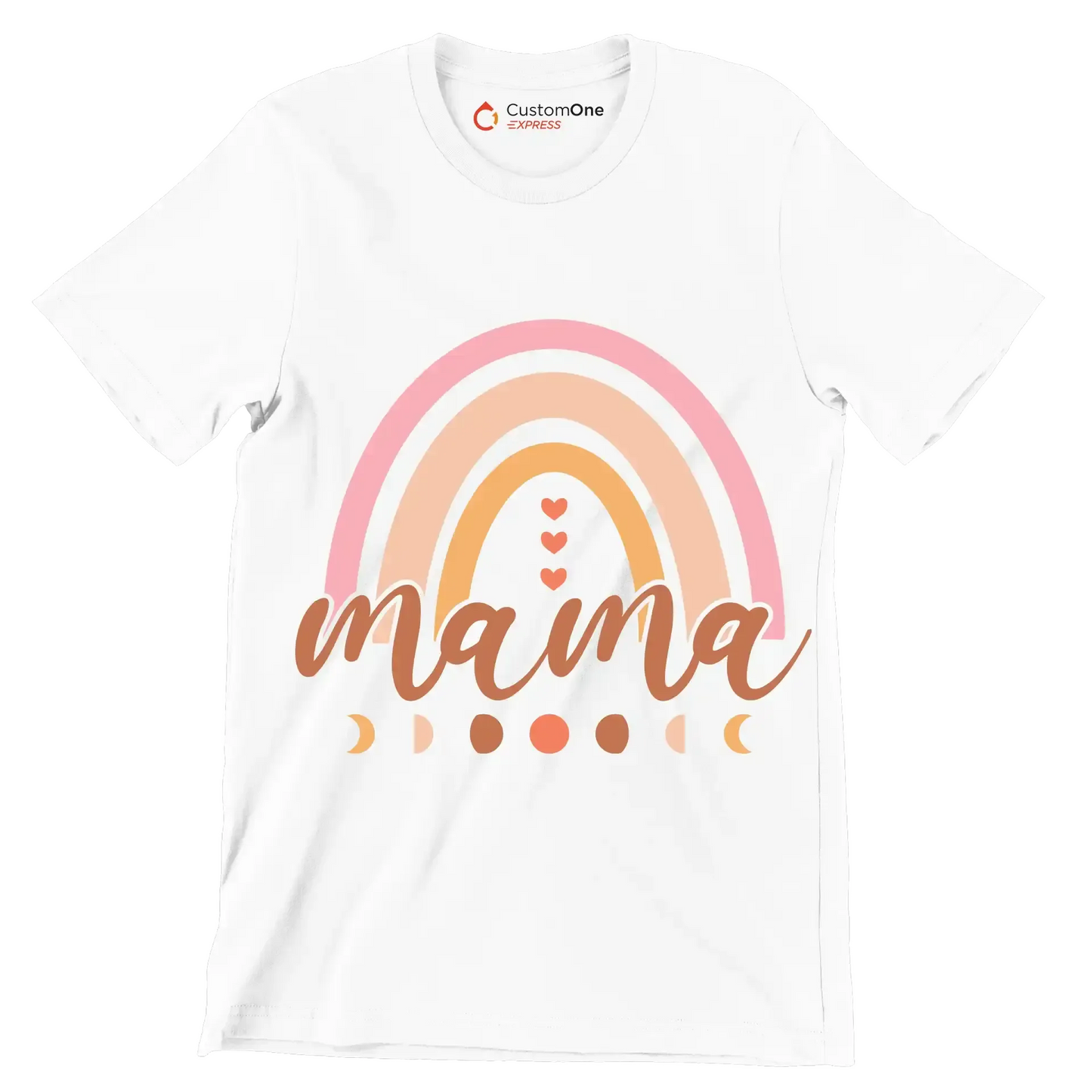 Mama - Mother’s Day T-Shirt-White-S-Custom One Express
