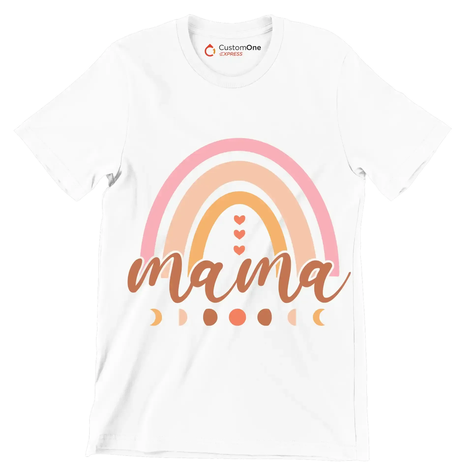 Mama - Mother’s Day T-Shirt-White-S-Custom One Express