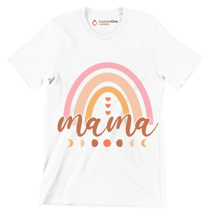 Mama - Mother’s Day T-Shirt-White-S-Custom One Express