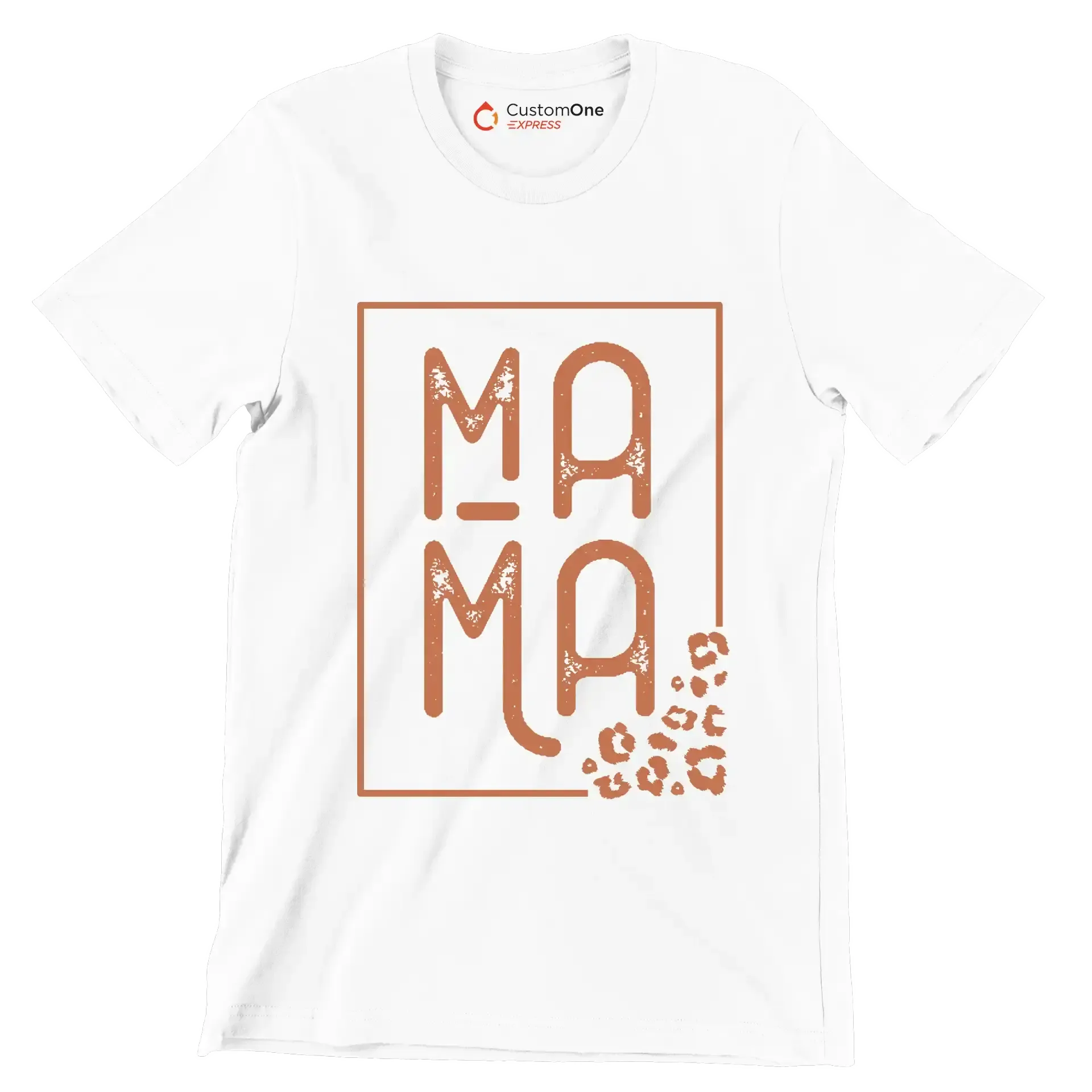 Mama - Mother’s Day T-Shirt-White-S-Custom One Express
