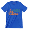 Mama Vibes - Mother’s Day T-Shirt-Blue-S-Custom One Express