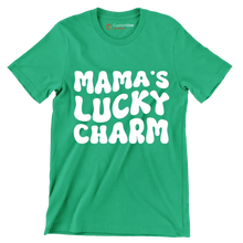 Mama's Lucky Charm - St. Patrick's Day T-Shirt-Green-S-Custom One Express