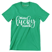 Mister Lucky Charm - St. Patrick's Day T-Shirt-Green-S-Custom One Express
